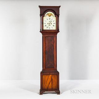 Chippendale Mahogany Tall Clock