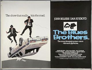 The Blues Brothers (1980) Printer's Proof British Quad film poster, starring John Belushi & Dan Ackr