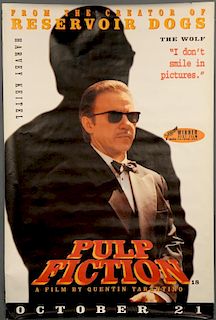 Pulp Fiction (1994) Two 40 x 60 film posters, one with Bruce Willis (The Boxer) & the other with Har
