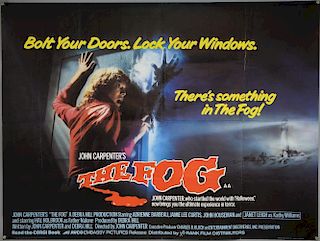 The Fog (1980) & The Hills Have Eyes (1978) Two British Quad film posters, Horror, folded, 30 x 40 i