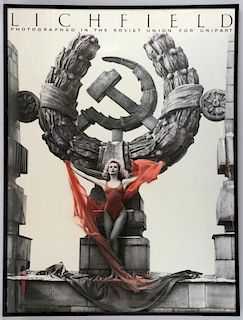 Lichfield Photographed In The Soviet Union for Unipart poster, framed, 31 x 23 inches