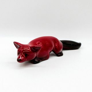 Royal Doulton Flambe Figurine, Fox Stalking HN147A1