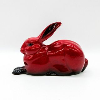 Royal Doulton Flambe Figurine, Hare Crouching HN2592