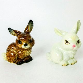 2pc Goebel Figurines, Rabbits