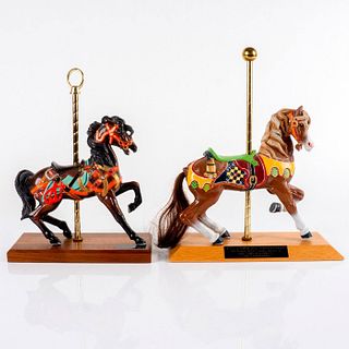 2pc PJ's Carousel Collection, Horse Replicas