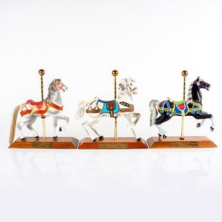 3pc PJ's Carousel Collection, Horse Replicas