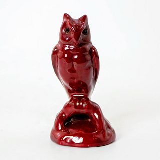 Bernard Moore Flambe Figurine, Owl