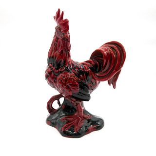 Rare Royal Doulton Flambe Figurine, Cockerel BA61