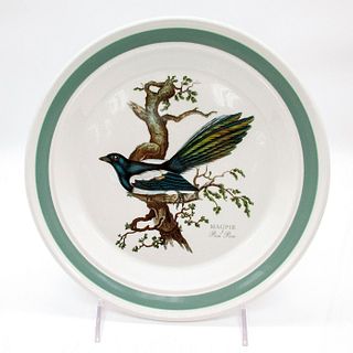 Portmeirion China Dinner Plate, Birds of Britain Magpie