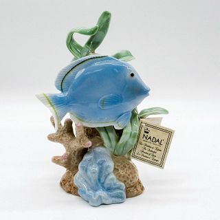 Nadal Porcelain Figurine, Blue Fish 1053