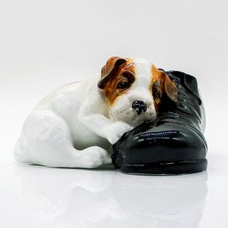 Paragon Fine Bone China Figurine, Puppy Laying On Shoe