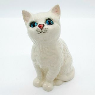 Royal Doulton Figurine, Persian Kitten White DA128