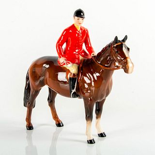 Beswick Horse and Rider Huntsman Brown Gloss Model 1501