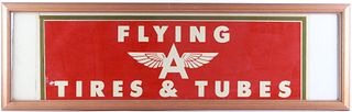 Original Flying A Tires Tubes Advertisement Decal