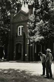 GEOFF WINNINGHAM (American/Texas b. 1943) A PHOTOGRAPH, "Shelby County Courthouse," 1975,