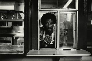 THOMAS FREDERICK ARNDT (American b. 1944) A PHOTOGRAPH, "Alfred at his Chicken Shack after