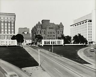 GEOFF WINNINGHAM (American/Texas b. 1943) TWO PHOTOGRAPHS, COURTHOUSES, 1976,
