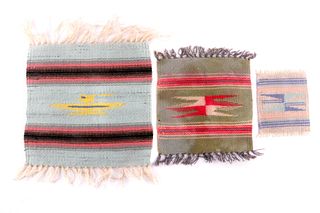 Mexican Saltillo Salesman Sample Weavings c. 1940