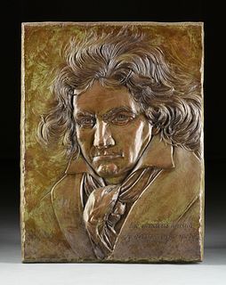 BILL MACK (American b 1944) A RELIEF WALL HANGING, "Beethoven," 1985,