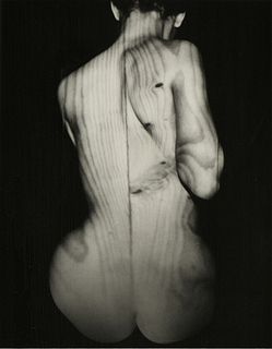 JOHN BERNHARD (Swiss/Texas b. 1957) A PHOTOGRAPH, "Wood #1," 1997,