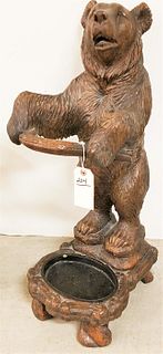 POLYMER BEAR UMBRELLA STAND MADE IN ENGLAND 30 1/2"