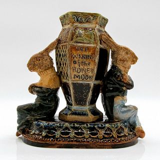 Doulton Lambeth Figural Vase, The Waning of The Honeymoon