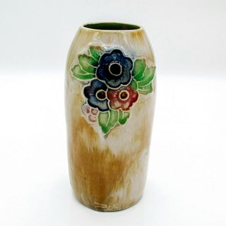 Royal Doulton Vase, Art Nouveau Flowers