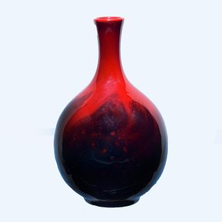 Royal Doulton Flambe Veined Bud Vase 1606