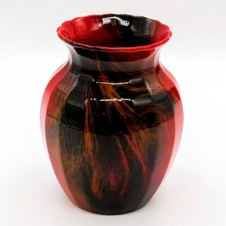 Miniature Royal Doulton Flambe Vase