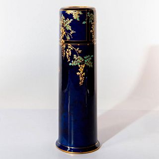 Royal Doulton Titanian Ware Vase, Peacock