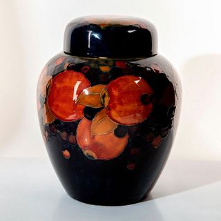Moorcroft Pottery Large Lidded Ginger Jar, Pomegranate