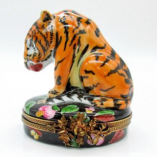 Tiger - Limoges Trinket Box