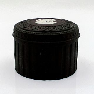 Wedgwood Porcelain Black Jasperware, Covered Dish