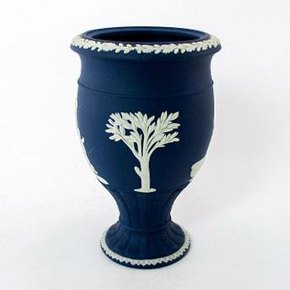 Wedgwood Saxon Blue Jasperware, Vase