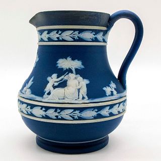 Wedgwood Blue Jasperware, Small Etruscan Jug