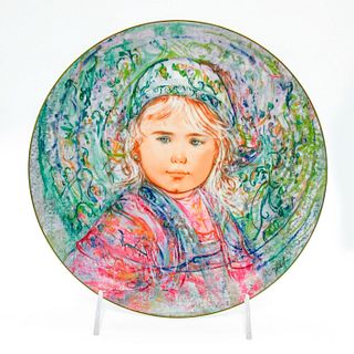 Edna Hibel Decorative Plate, La Contessa Isabella
