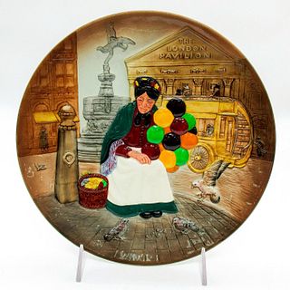 Royal Doulton Decorative Plate, The Old Balloon Seller D6649