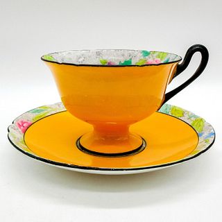 2pc Shelley England Cup and Saucer, Swansea Lace