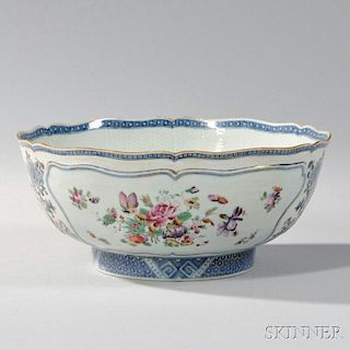 Export Porcelain Punch Bowl