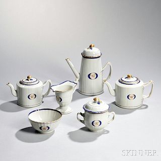 Chinese Export Partial Tea and Coffee Service