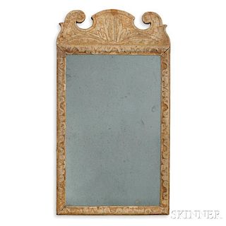 Gilt-gesso and Pine Mirror