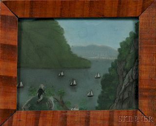 American School, 19th Century      View of West Point on the Hudson