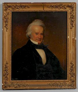 American School, Mid-19th Century      Portrait of Rhode Island Governor and United States Senator John Brown Francis (1791-1864)