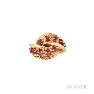 Van Cleef & Arpels 18kt Gold and Ruby Ring