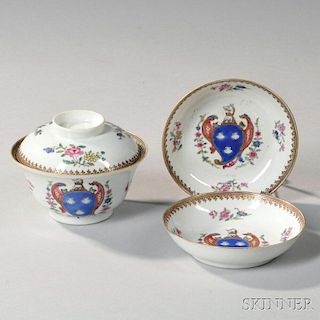 Three Export Porcelain Items