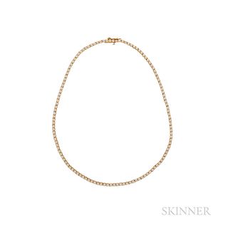 Tiffany and Co. 18kt Gold and Diamond Necklace