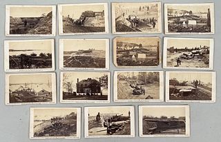 Fifteen Mathew Brady Civil War "Brady Album Gallery" Photographs