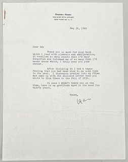 Ogden Nash Letter