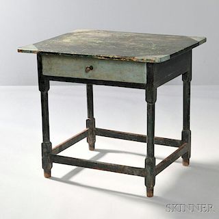 Painted Maple and Pine Tavern Table