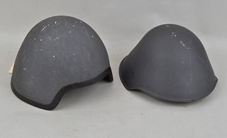 Two Modern Military Helmets